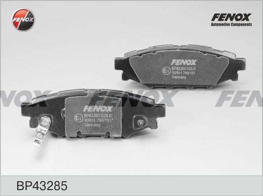 Fenox BP43285 - Brake Pad Set, disc brake autospares.lv