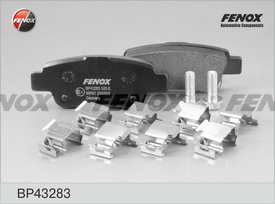 Fenox BP43283 - Brake Pad Set, disc brake autospares.lv