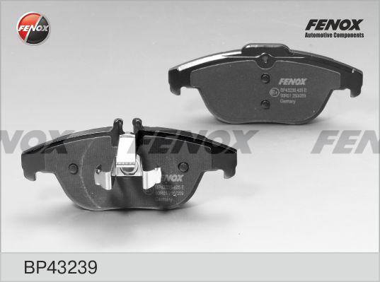 Fenox BP43239 - Brake Pad Set, disc brake autospares.lv