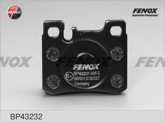 Fenox BP43232 - Brake Pad Set, disc brake autospares.lv