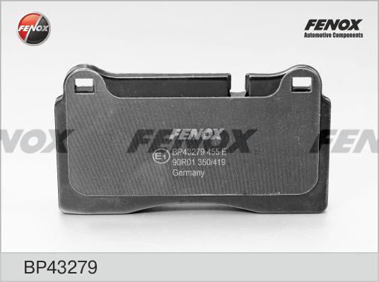 Fenox BP43279 - Brake Pad Set, disc brake autospares.lv