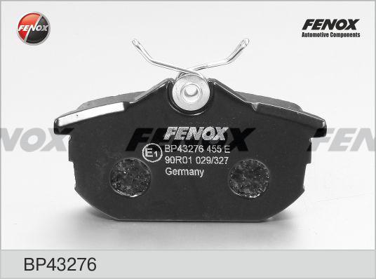 Fenox BP43276 - Brake Pad Set, disc brake autospares.lv