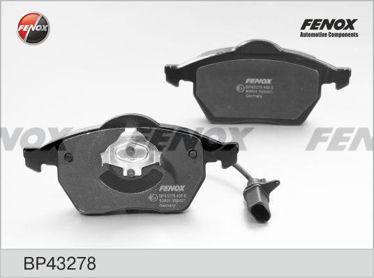 Fenox BP43278 - Brake Pad Set, disc brake autospares.lv