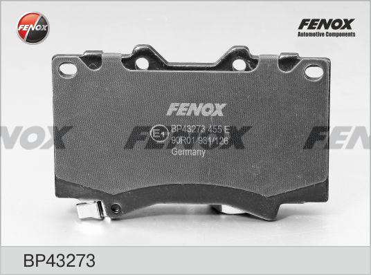 Fenox BP43273 - Brake Pad Set, disc brake autospares.lv