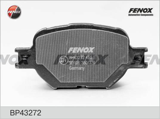 Fenox BP43272 - Brake Pad Set, disc brake autospares.lv