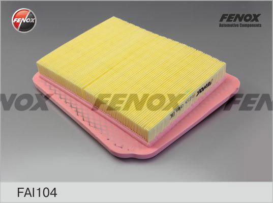 Fenox FAI104 - Air Filter, engine autospares.lv