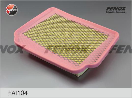 Fenox FAI104 - Air Filter, engine autospares.lv