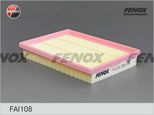 Fenox FAI108 - Air Filter, engine autospares.lv