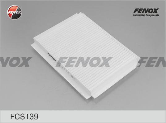 Fenox FCS139 - Filter, interior air autospares.lv