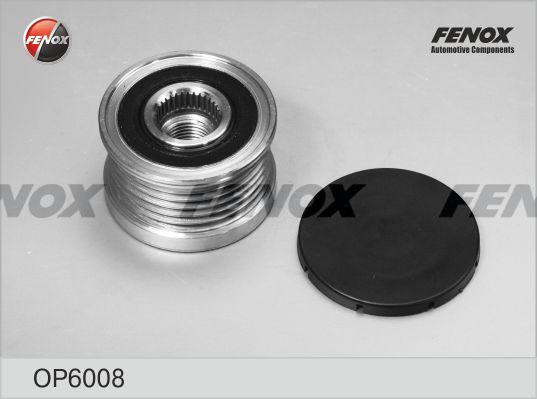 Fenox OP6008 - Pulley, alternator, freewheel clutch autospares.lv