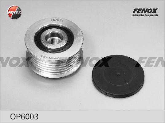 Fenox OP6003 - Pulley, alternator, freewheel clutch autospares.lv