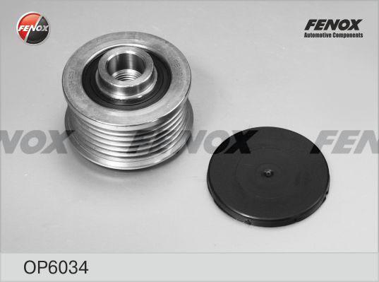 Fenox OP6034 - Pulley, alternator, freewheel clutch autospares.lv