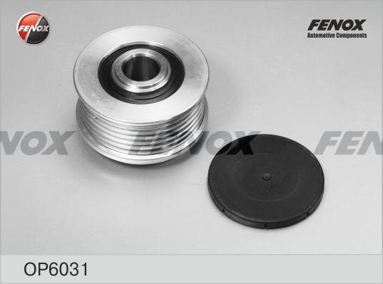 Fenox OP6031 - Pulley, alternator, freewheel clutch autospares.lv