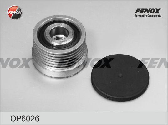 Fenox OP6026 - Pulley, alternator, freewheel clutch autospares.lv