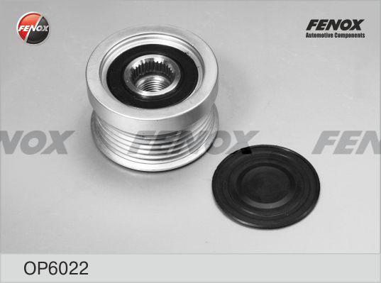 Fenox OP6022 - Pulley, alternator, freewheel clutch autospares.lv