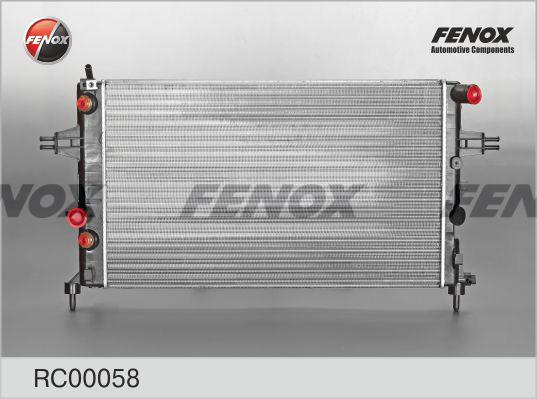 Fenox RC00058 - Radiator, engine cooling autospares.lv