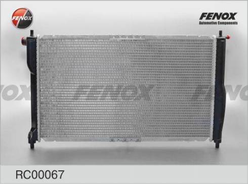 Fenox RC00067 - Radiator, engine cooling autospares.lv