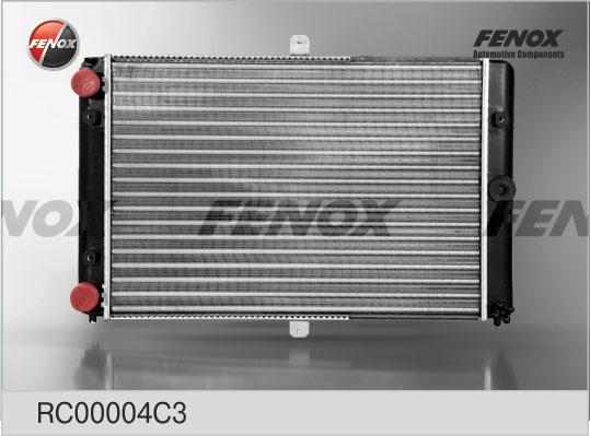 Fenox RC00004C3 - Radiator, engine cooling autospares.lv