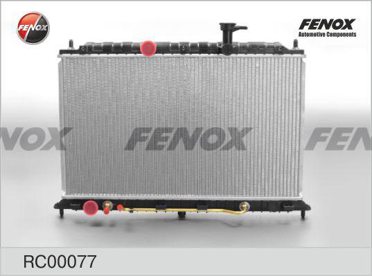 Fenox RC00077 - Radiator, engine cooling autospares.lv