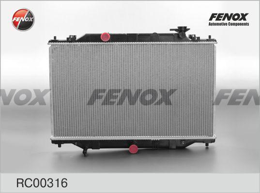Fenox RC00316 - Radiator, engine cooling autospares.lv