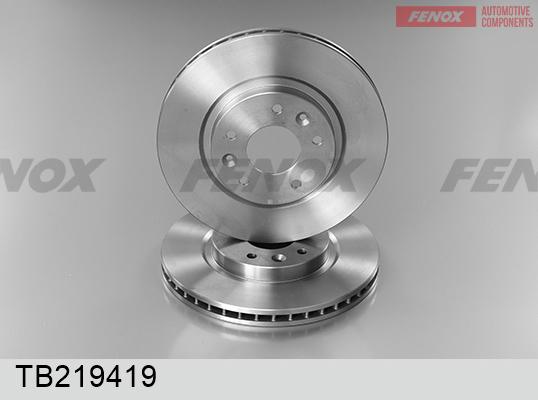 Fenox TB219419 - Brake Disc autospares.lv