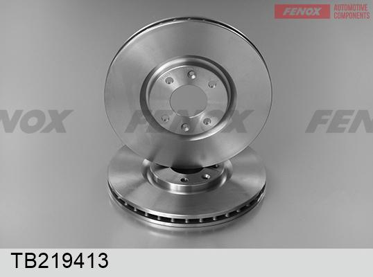 Fenox TB219413 - Brake Disc autospares.lv