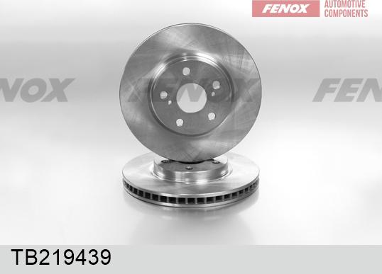 Fenox TB219439 - Brake Disc autospares.lv