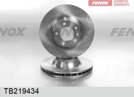 Fenox TB219434 - Brake Disc autospares.lv