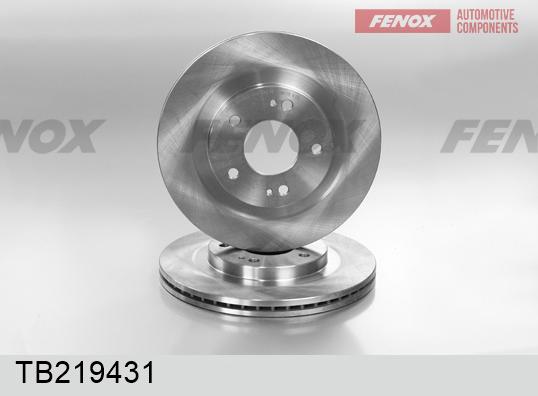 Fenox TB219431 - Brake Disc autospares.lv