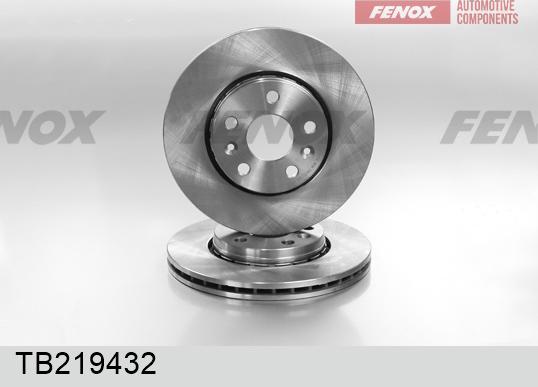 Fenox TB219432 - Brake Disc autospares.lv