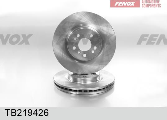 Fenox TB219426 - Brake Disc autospares.lv