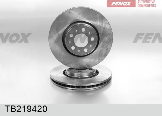 Fenox TB219420 - Brake Disc autospares.lv