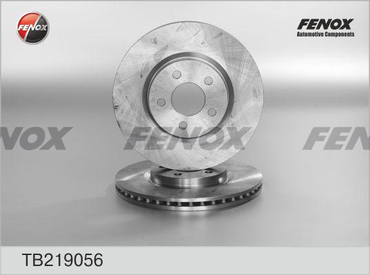 Fenox TB219056 - Brake Disc autospares.lv