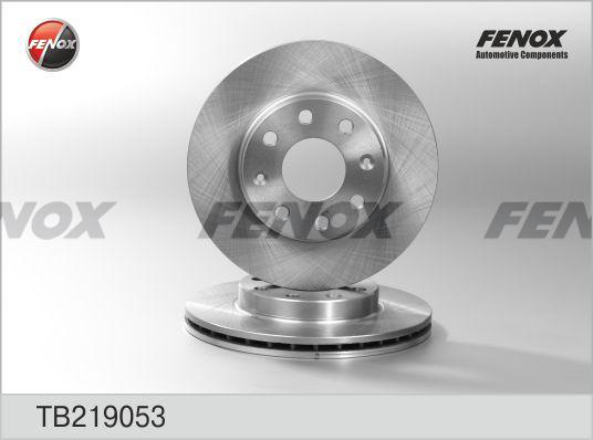 Fenox TB219053 - Brake Disc autospares.lv