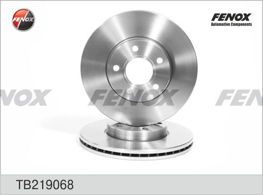 Fenox TB219068 - Brake Disc autospares.lv