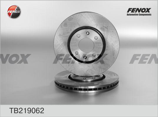 Fenox TB219062 - Brake Disc autospares.lv