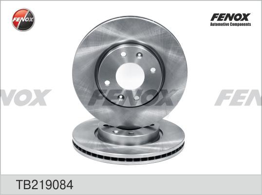 Fenox TB219084 - Brake Disc autospares.lv