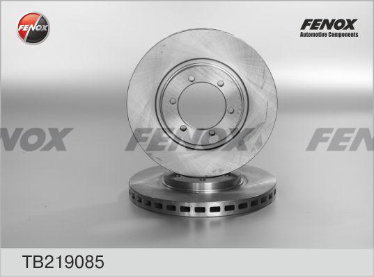 Fenox TB219085 - Brake Disc autospares.lv