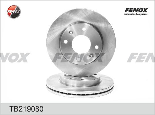 Fenox TB219080 - Brake Disc autospares.lv