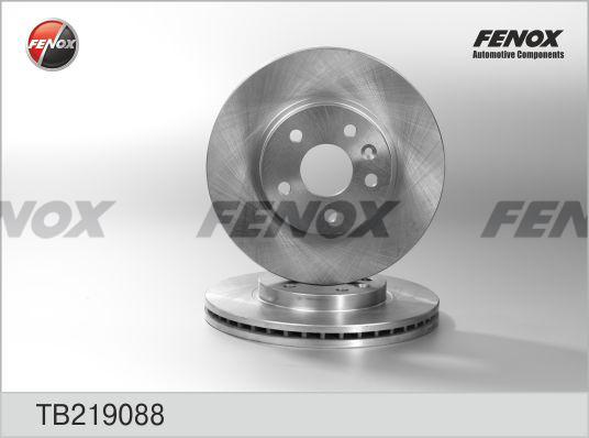 Fenox TB219088 - Brake Disc autospares.lv