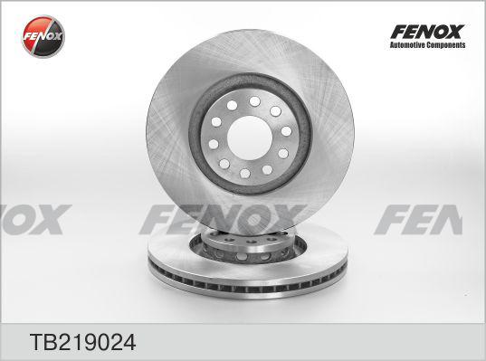 Fenox TB219024 - Brake Disc autospares.lv