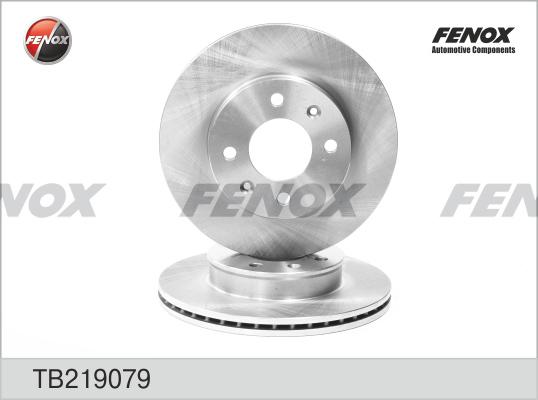 Fenox TB219079 - Brake Disc autospares.lv