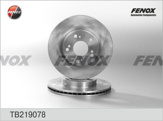 Fenox TB219078 - Brake Disc autospares.lv