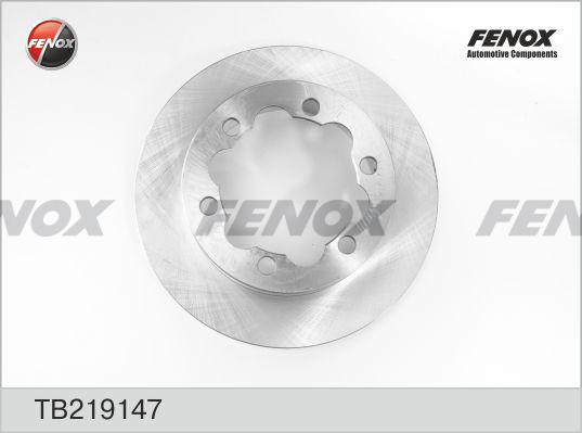 Fenox TB219147 - Brake Disc autospares.lv