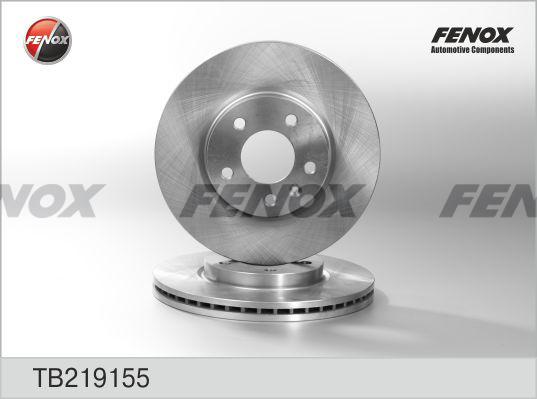 Fenox TB219155 - Brake Disc autospares.lv