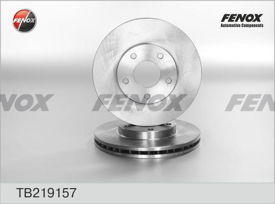 Fenox TB219157 - Brake Disc autospares.lv