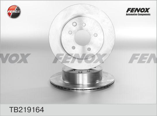 Fenox TB219164 - Brake Disc autospares.lv