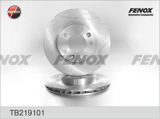 Fenox TB219101 - Brake Disc autospares.lv