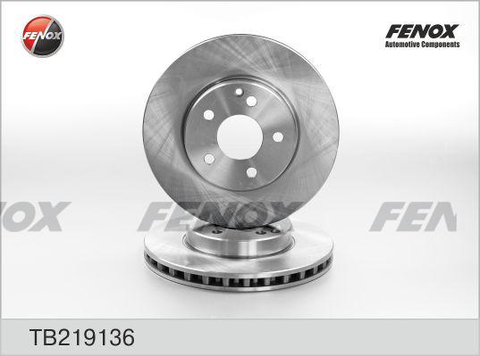 Fenox TB219136 - Brake Disc autospares.lv