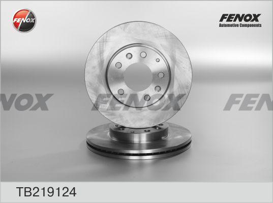 Fenox TB219124 - Brake Disc autospares.lv